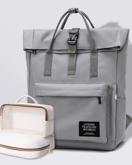 Rolltop Rucksack Grau – Zeitlos & Robust