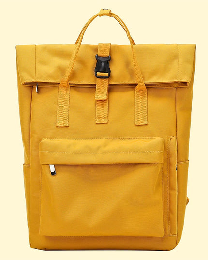 Rolltop Rucksack Gelb – Dein Urbaner