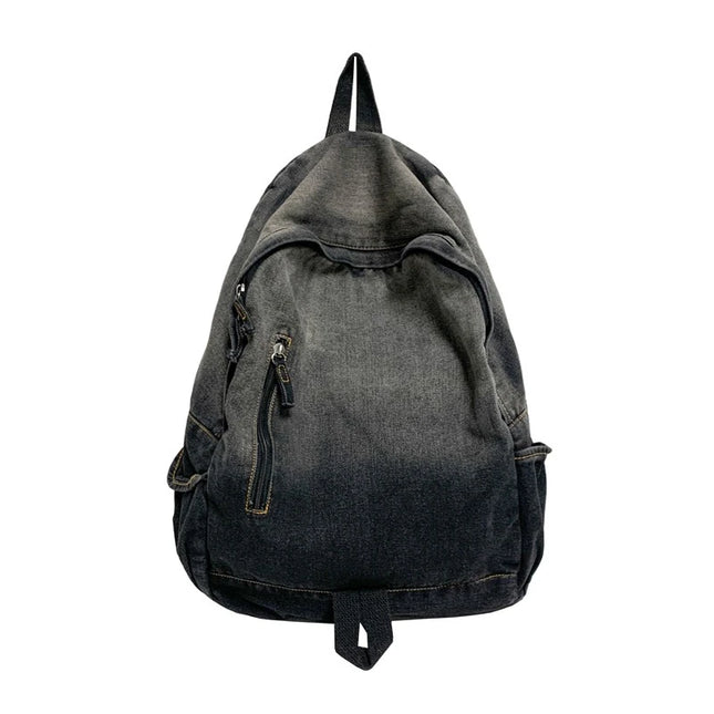 Dein Denim Rolltop Rucksack für jeden Tag