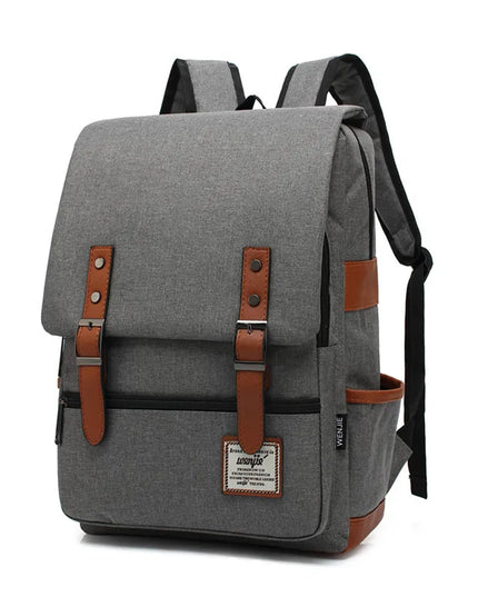 Rolltop Rucksack Grau – Dein