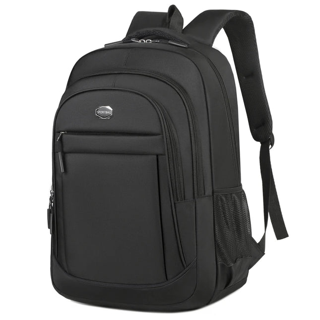 Rucksack mit Rolltop Schwarz – Dein