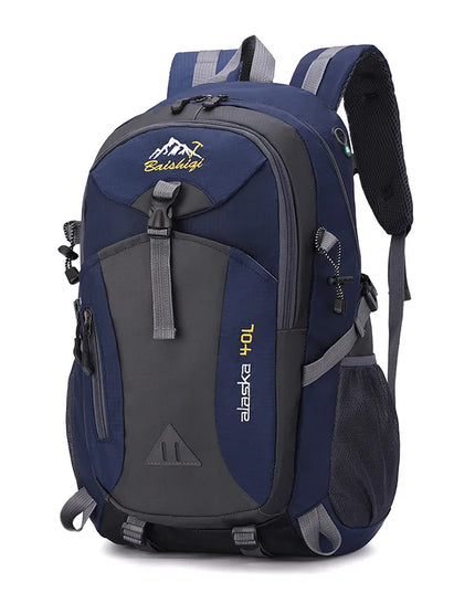 Rolltop Rucksack Wasserdicht Damen Blau 40L