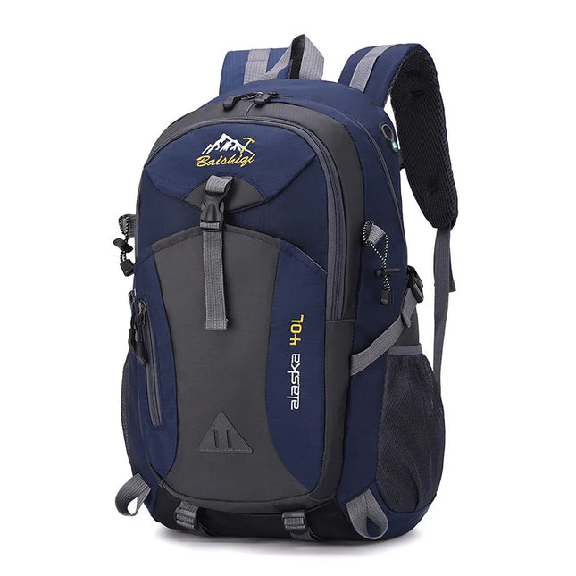 Rolltop Rucksack Wasserdicht Damen Blau 40L