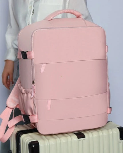 Rolltop Rucksack Pink – Dein Reisebegleiter