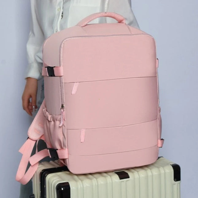 Rolltop Rucksack Pink – Dein Reisebegleiter