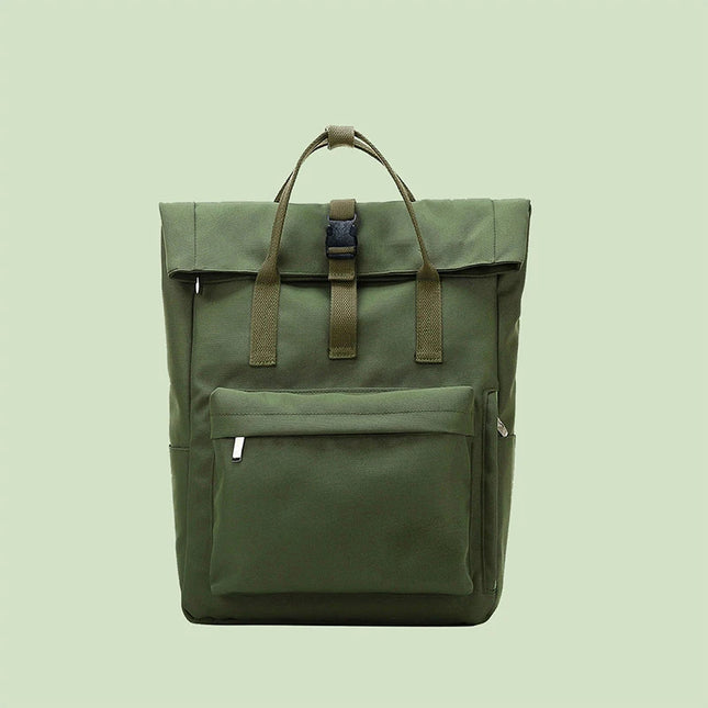 Rolltop Rucksack Grün – Frisch & Trendig