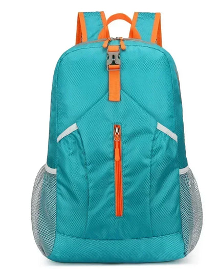 Rolltop Rucksack Wasserdicht Blau Sportlich