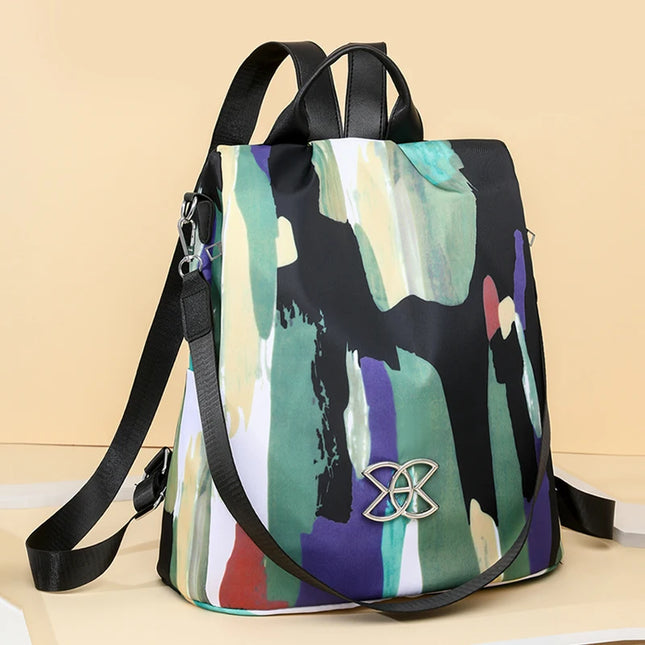 Eleganter Rolltop Rucksack für Damen