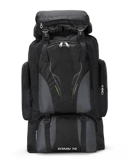 Rucksack mit Rolltop Schwarz – Dein