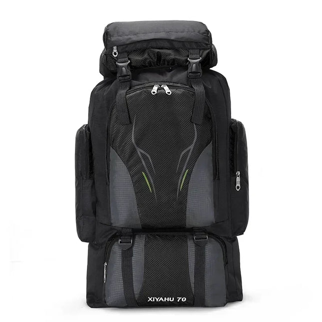 Rucksack mit Rolltop Schwarz – Dein