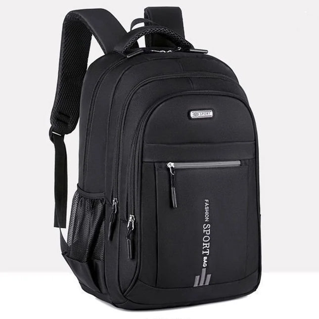 Rucksack mit Rolltop Schwarz – Dein