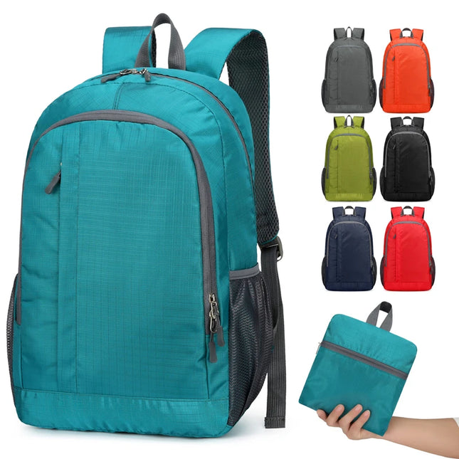 Rolltop Rucksack Schwarz – Dein faltbarer