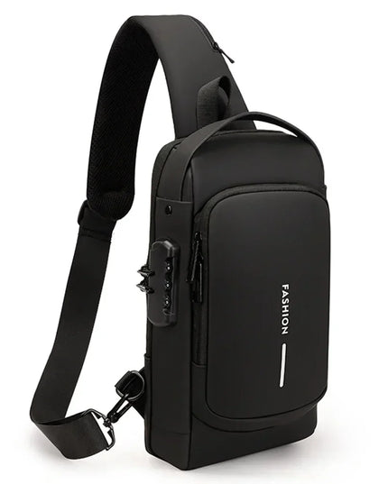 Kompakter Rolltop Rucksack Herren Sling Bag