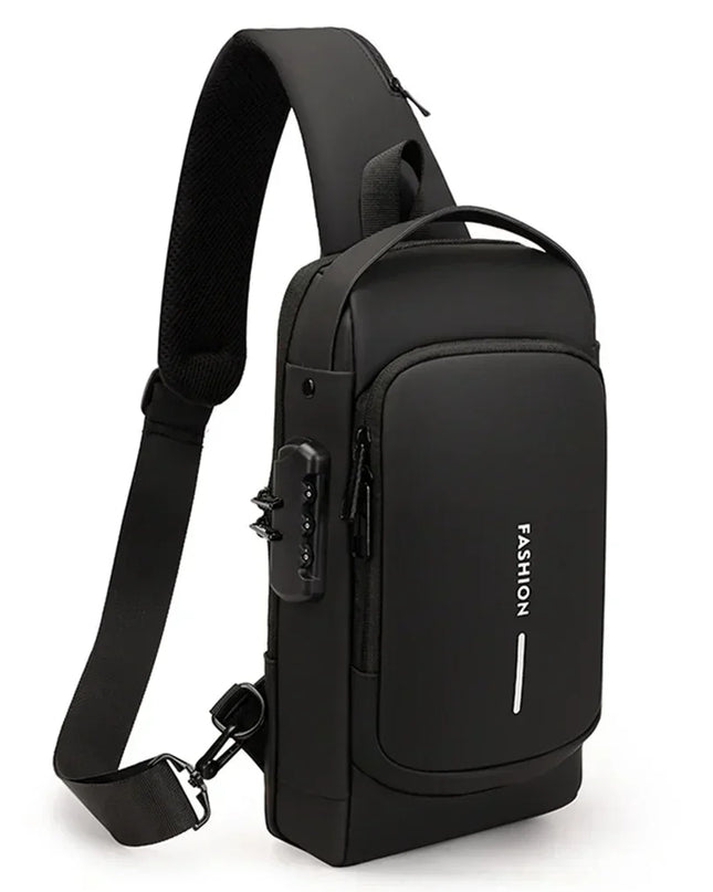 Kompakter Rolltop Rucksack Herren Sling Bag