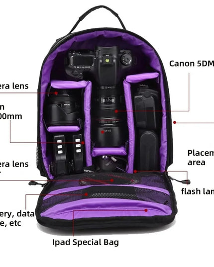 Rolltop Rucksack Wasserdicht Grün Kamera