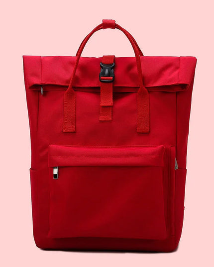 Rolltop Rucksack Rot – Dein Statement