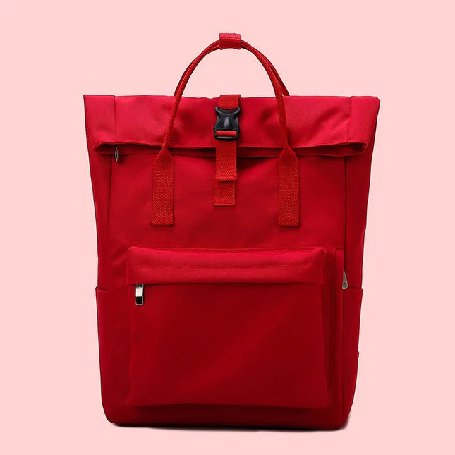 Rolltop Rucksack Rot – Dein Statement