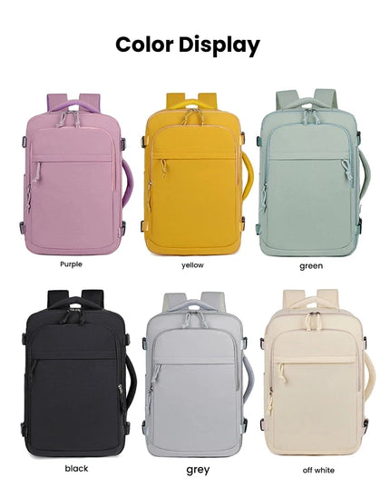 Rolltop Rucksack Wasserdicht Damen Grau