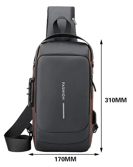 Rolltop Rucksack Herren Grau – Urban Style
