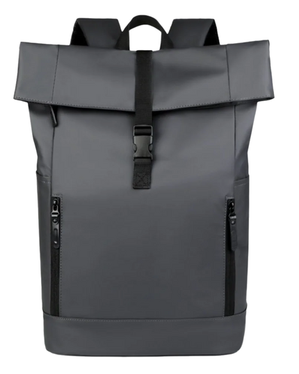 Rolltop Rucksack Wasserdicht Grau Modern