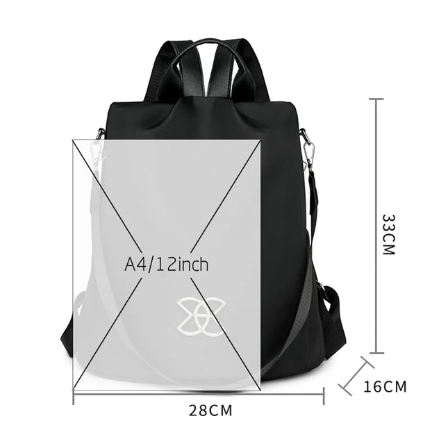 Rolltop Rucksack Schwarz – Urban & Sicher
