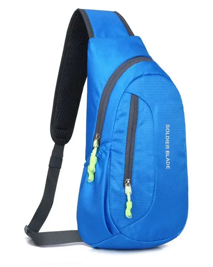 Rolltop Rucksack Wasserdicht Blau Urban