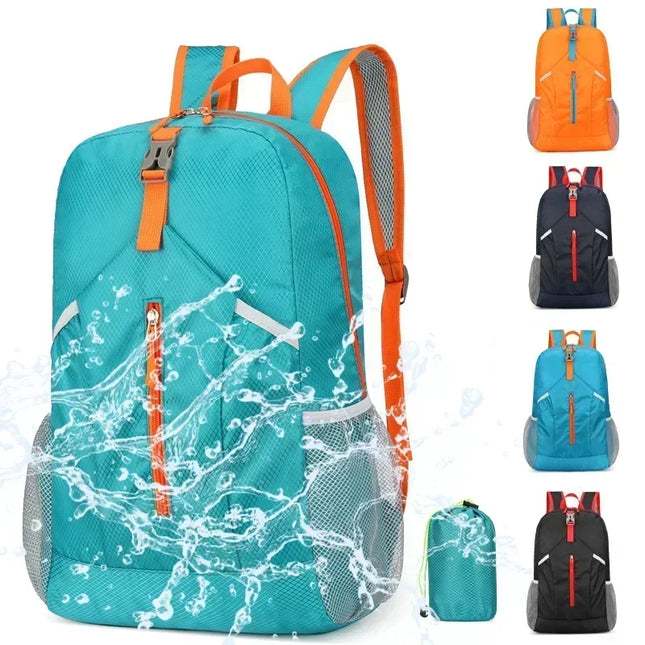 Rolltop Rucksack Wasserdicht Schwarz Leicht