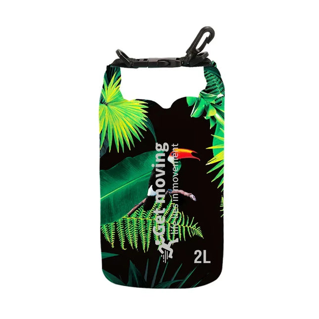 Rolltop Rucksack Wasserdicht Damen Schwarz –