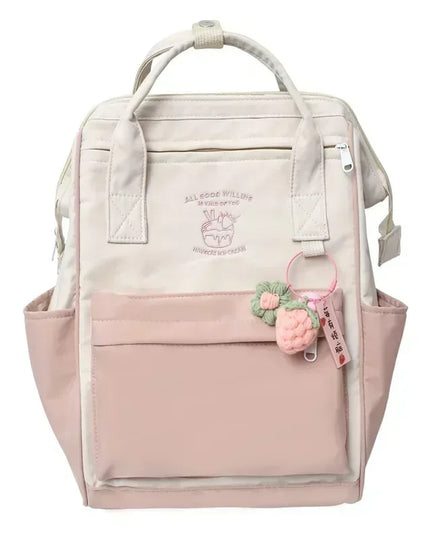 Rolltop Rucksack Wasserdicht Damen Pink