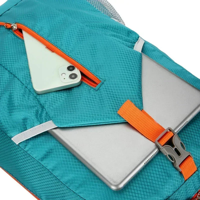 Rolltop Rucksack Wasserdicht Schwarz Leicht