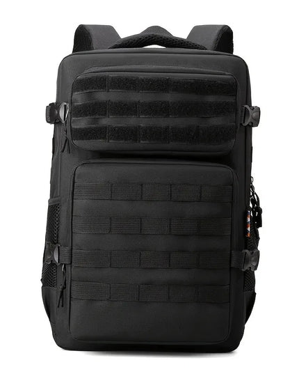 Rolltop Rucksack Herren Schwarz Taktisch