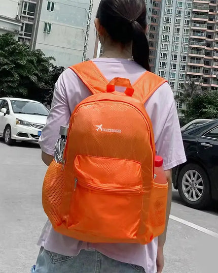 Rolltop Rucksack Gruen - Faltbar & Leicht