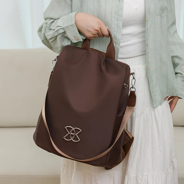Eleganter Rolltop Rucksack für Damen