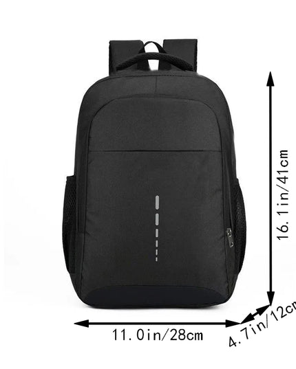 Rucksack mit Rolltop Schwarz – Dein Urban