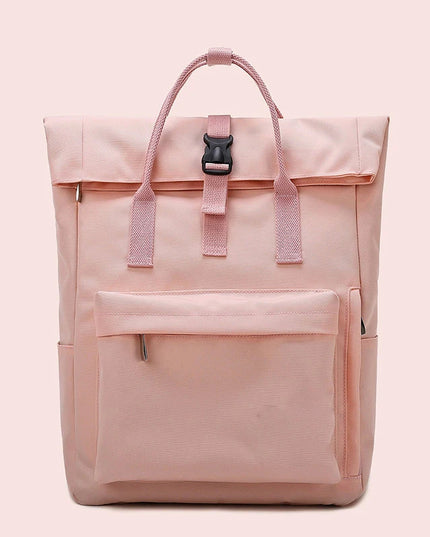 Rolltop Rucksack Pink – Dein Begleiter