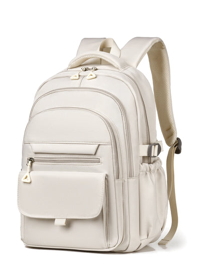 Rolltop Rucksack Wasserdicht Beige – Elegant