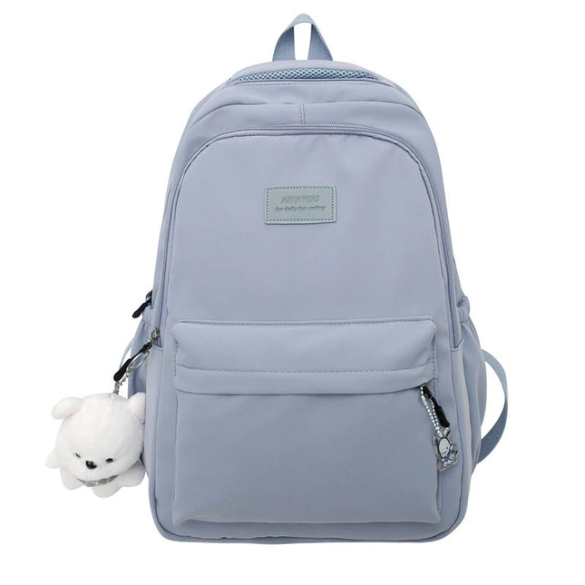 Rolltop Rucksack Wasserdicht Damen Blau –