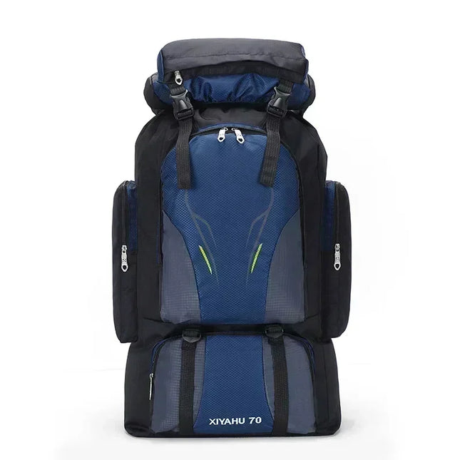 Rucksack mit Rolltop Blau – Dein stylischer