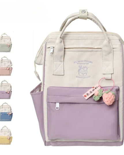 Rolltop Rucksack Wasserdicht Damen Lila