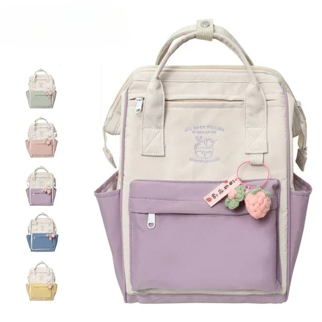 Rolltop Rucksack Wasserdicht Damen Blau