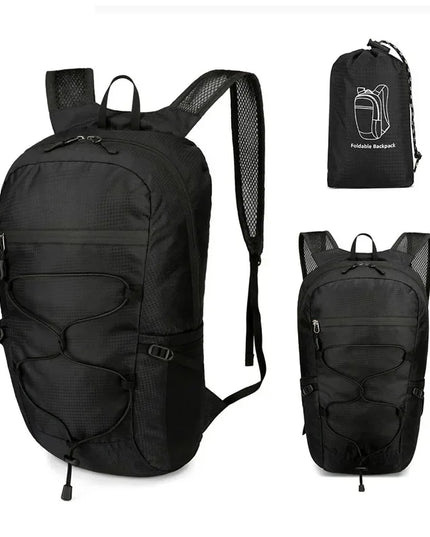 Rolltop Rucksack Wasserdicht Damen Schwarz