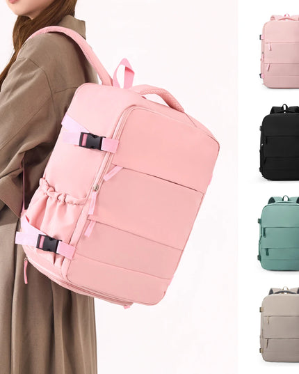 Rucksack mit Rolltop Schwarz – Dein Urban