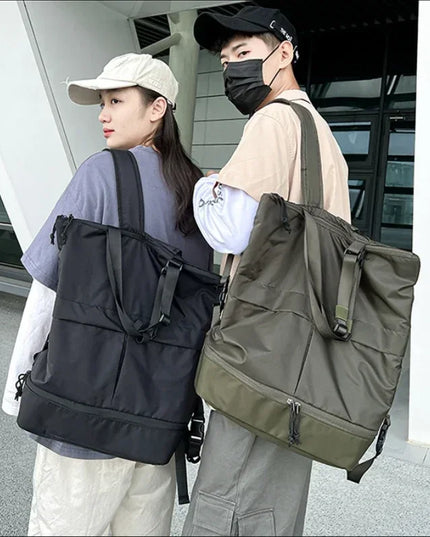 Rolltop Rucksack Wasserdicht Gruen – Flexibel