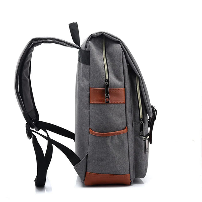 Vintage Rolltop Rucksack für Laptop &