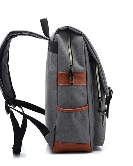 Rolltop Rucksack Grau – Dein