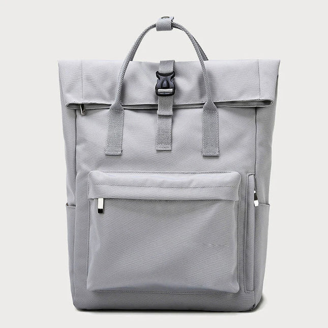Rolltop Rucksack Grau – Dein kompakter