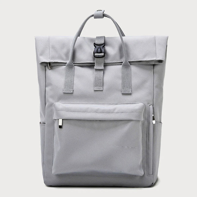 Rolltop Rucksack Grau – Groß & Geräumig