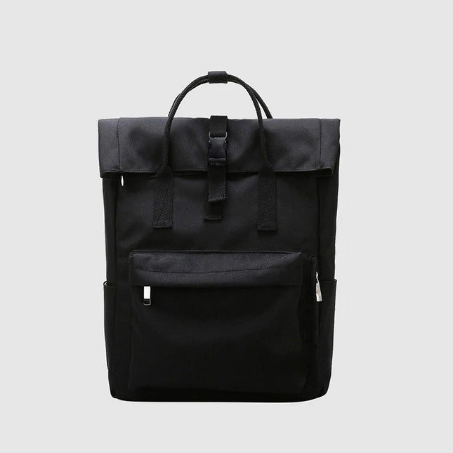 Rolltop Rucksack Schwarz – Dein Allrounder