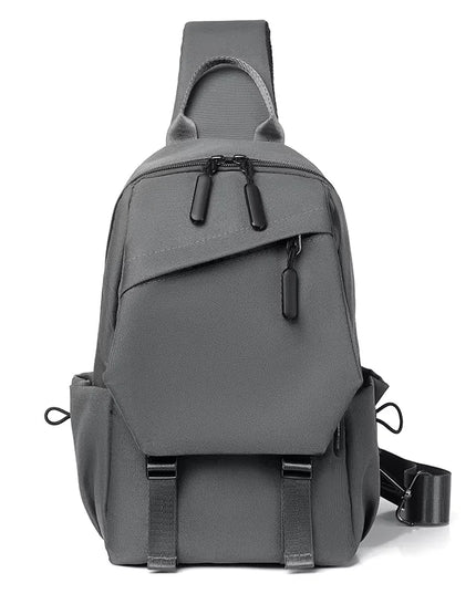 Rolltop Rucksack Herren Grau – Schlicht &