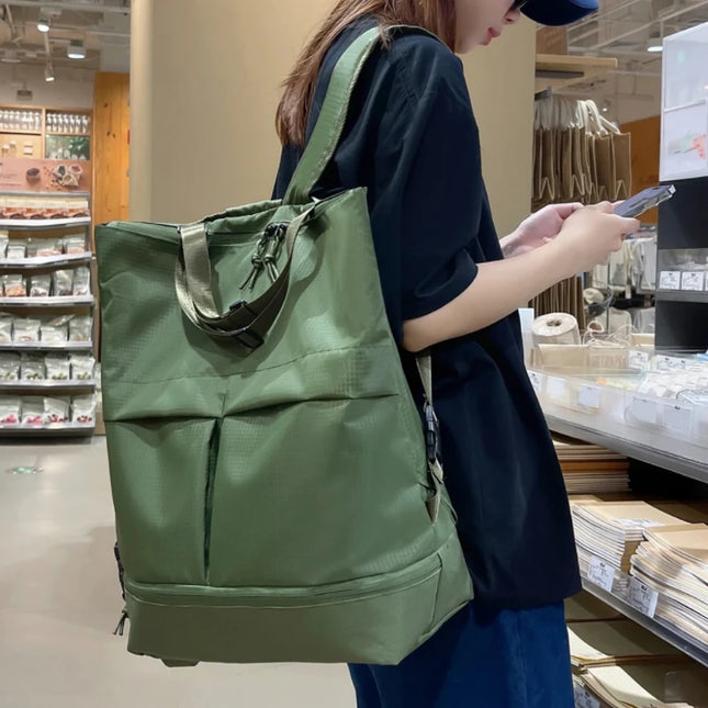 Urbaner Y2K Rolltop Rucksack Wasserdicht